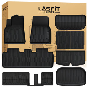 Fit for 2020-2025 Tesla Model Y Custom TPE Floor Mats/Cargo Mats