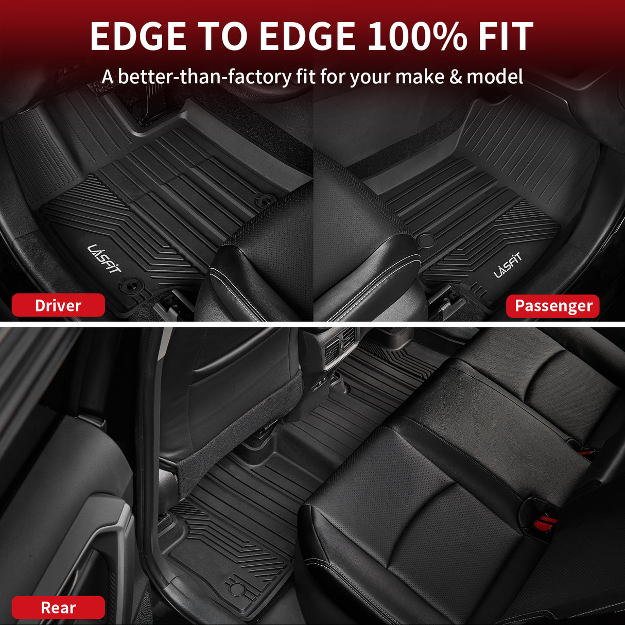 Fit for 2019-2025 Toyota RAV4 All-weather TPE Floor Mats