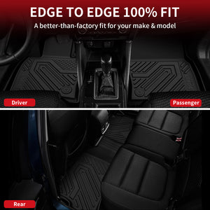 Fit for 2017-2025 Mazda CX-5 All-weather Floor Mats and Cargo Mat, Only Fits with Cargo Tray in Upper Position