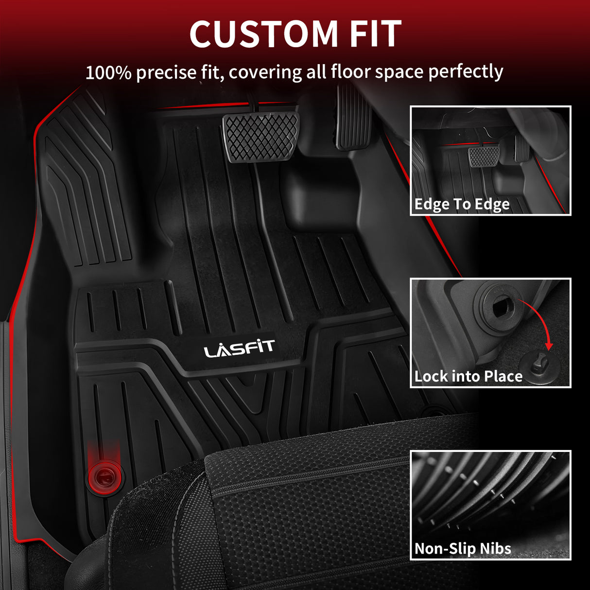 Fit for 2023-2025 Honda CR-V (Include FCEV & Hybrid Model) Floor Mats / Cargo Mat