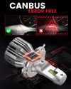 5.Lasfit LCplus H4 LED Bulbs canbus error free