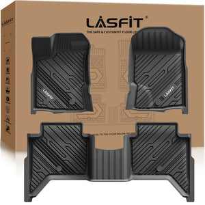 Fit for 2020-2023 Ford Ranger Floor Mats 1st & 2nd Row Seat, Fit SuperCrew ONLY