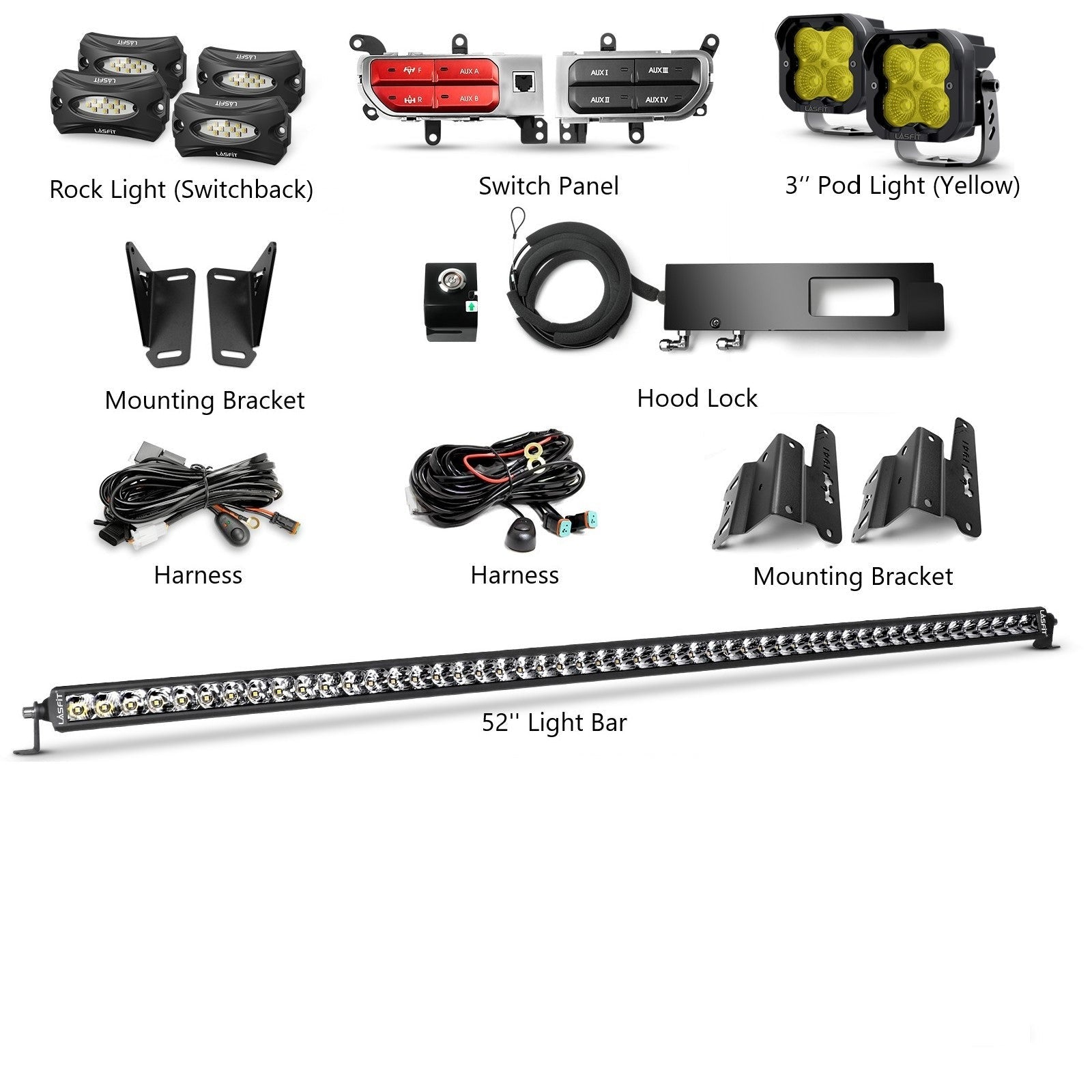 Jeep Gladiator 2020 2023 Combo Package Upgrades Lasfit