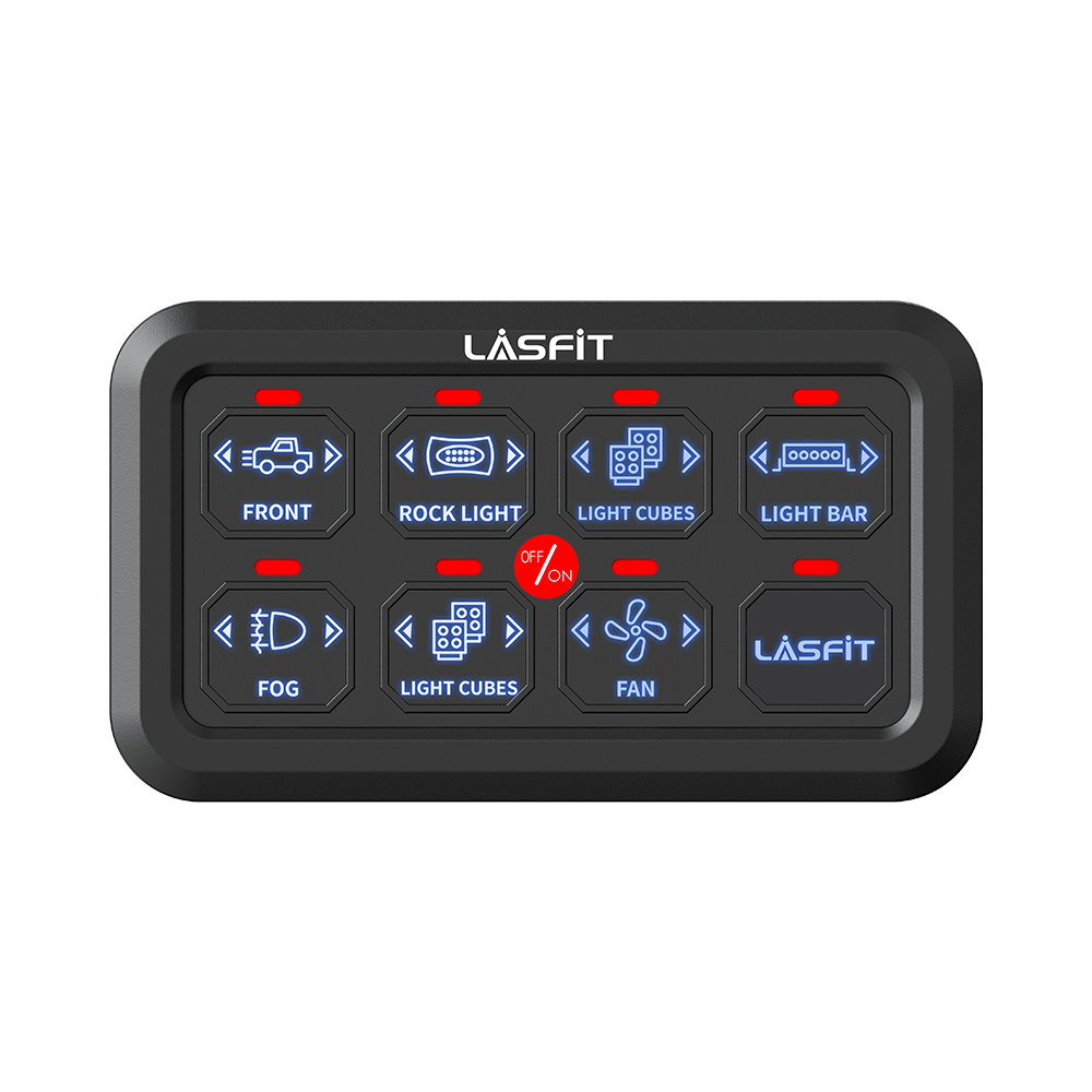 8 Gang Switch Panel Automatic Dimmable with 3 Modes