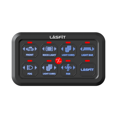 8 Gang Switch Panel Automatic Dimmable with 3 Modes