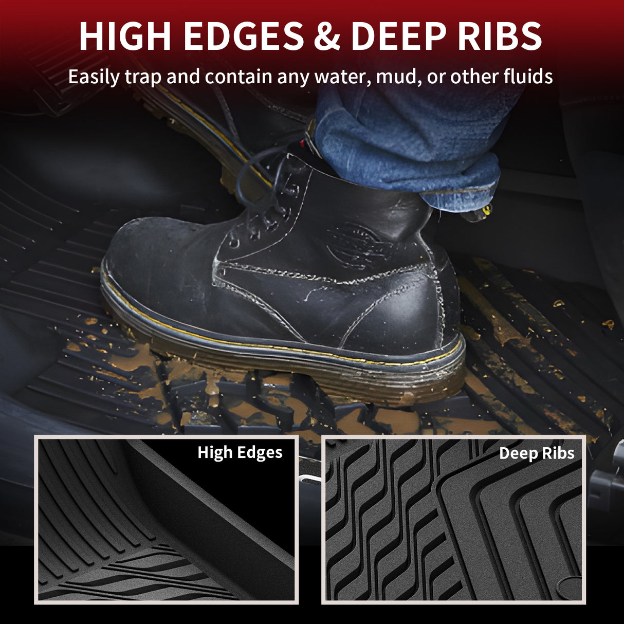 Chevrolet Traverse High Edges Floor Mats