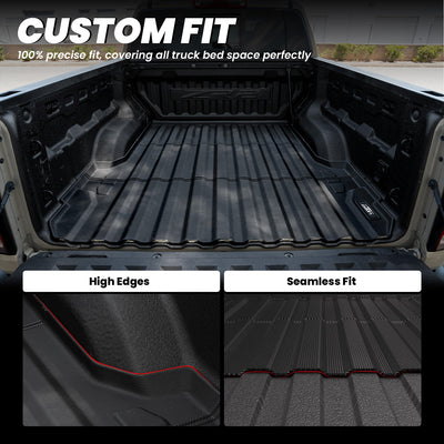 Chevy ColoradoGMC Canyon Crewcab 2023-2024 5Feet Bed Mat Custom Fit