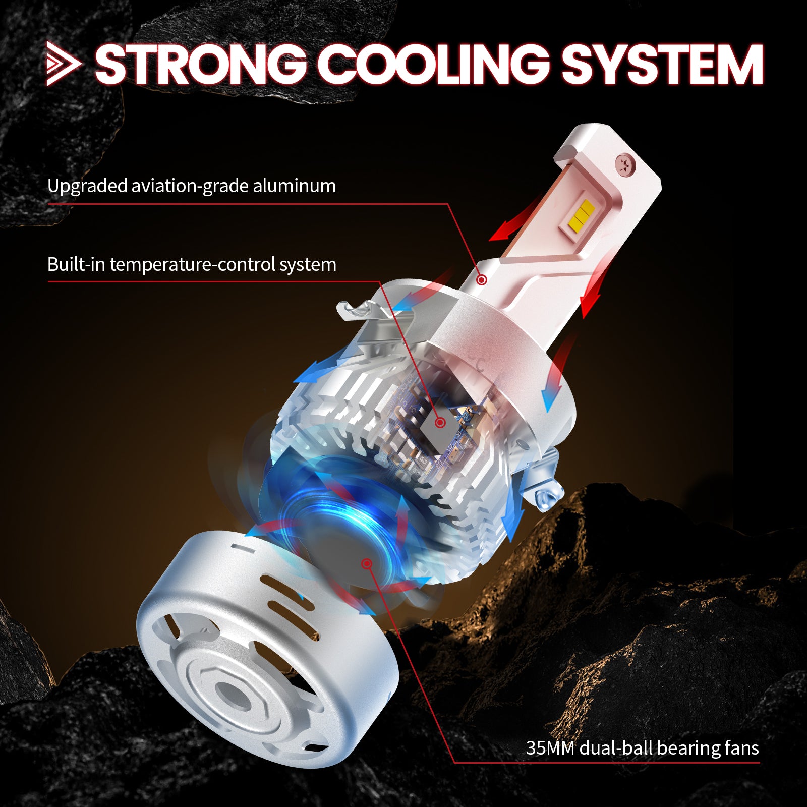 powerful cooling system