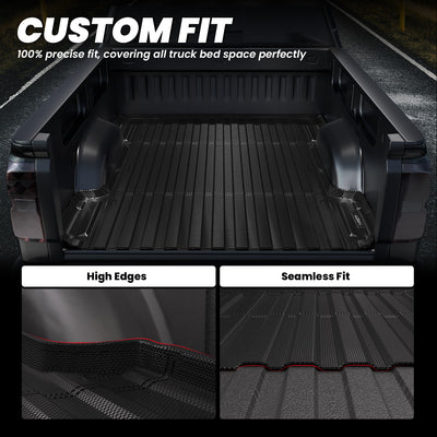 Fit for Ford Ranger Supercrew 2019-2023 4X4 Lariat 2.3L USA Version, 5Feet Custom Bed Liners