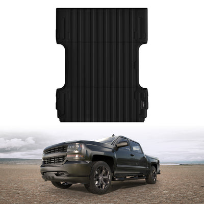 Fit for Chevrolet Silverado 15002500HD3500HD 2007-2018 78.7-78.8 Bed Durable Mat