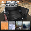 Fit for Ford Ranger Supercrew 2019-2023 4X4 Lariat 2.3L USA Version, 5Feet All Weather Bed Liners