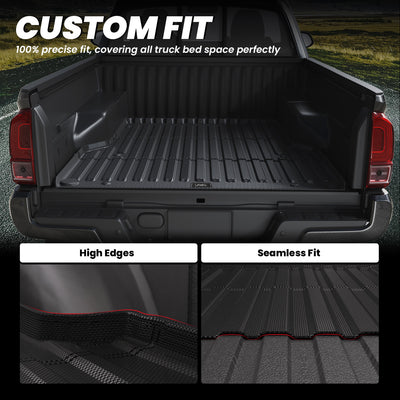 Fit for Toyota Tacoma 5Feet 2005-2023 Heavy Duty Custom Bed Liners Custom Fit
