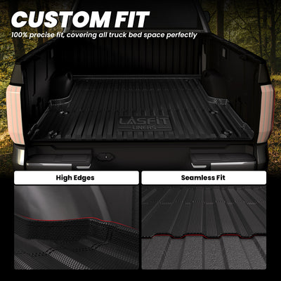 Fit for Toyota Tundra Crewmax 5Feet 6inch 2022-2024 Heavy Duty Bed Liners Custom Fit