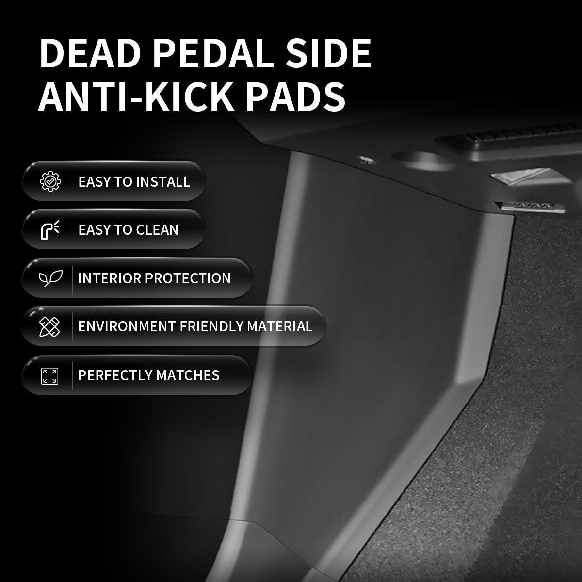 For Model Y Anti Kick Pad