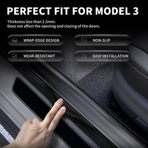 For Tesla Model 3 2017-2023 Door Sill Protector