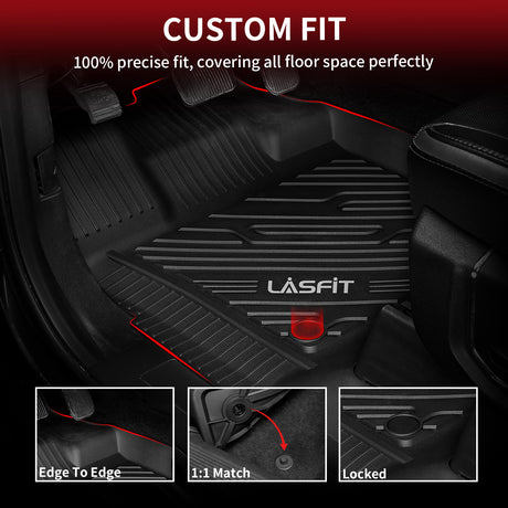 Ford F-150 2015-2023 SuperCrew Custom Floor Mats