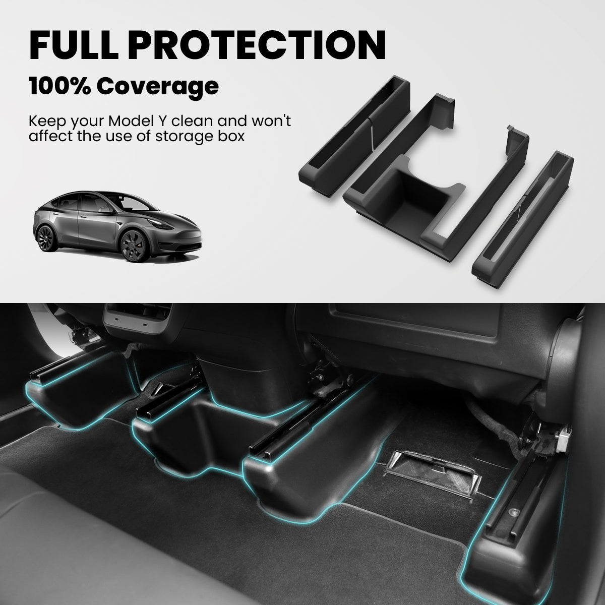 Tesla Model Y 2021-2023 Underseat Protector
