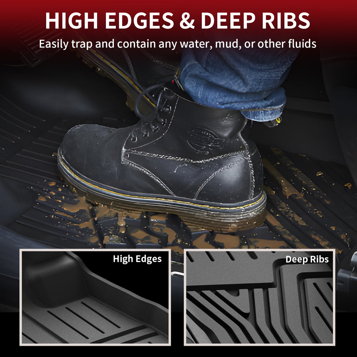 Honda Pilot High Edges Floor Mats