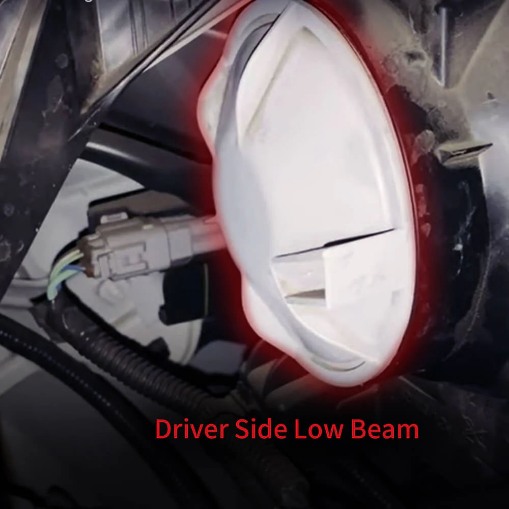 Install the Pro-TO-H11 LED bulb on driver side