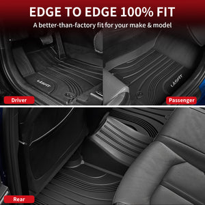 Hyundai Santa Fe 2020-2023 All-Weather Floor Mats Edge to Edge