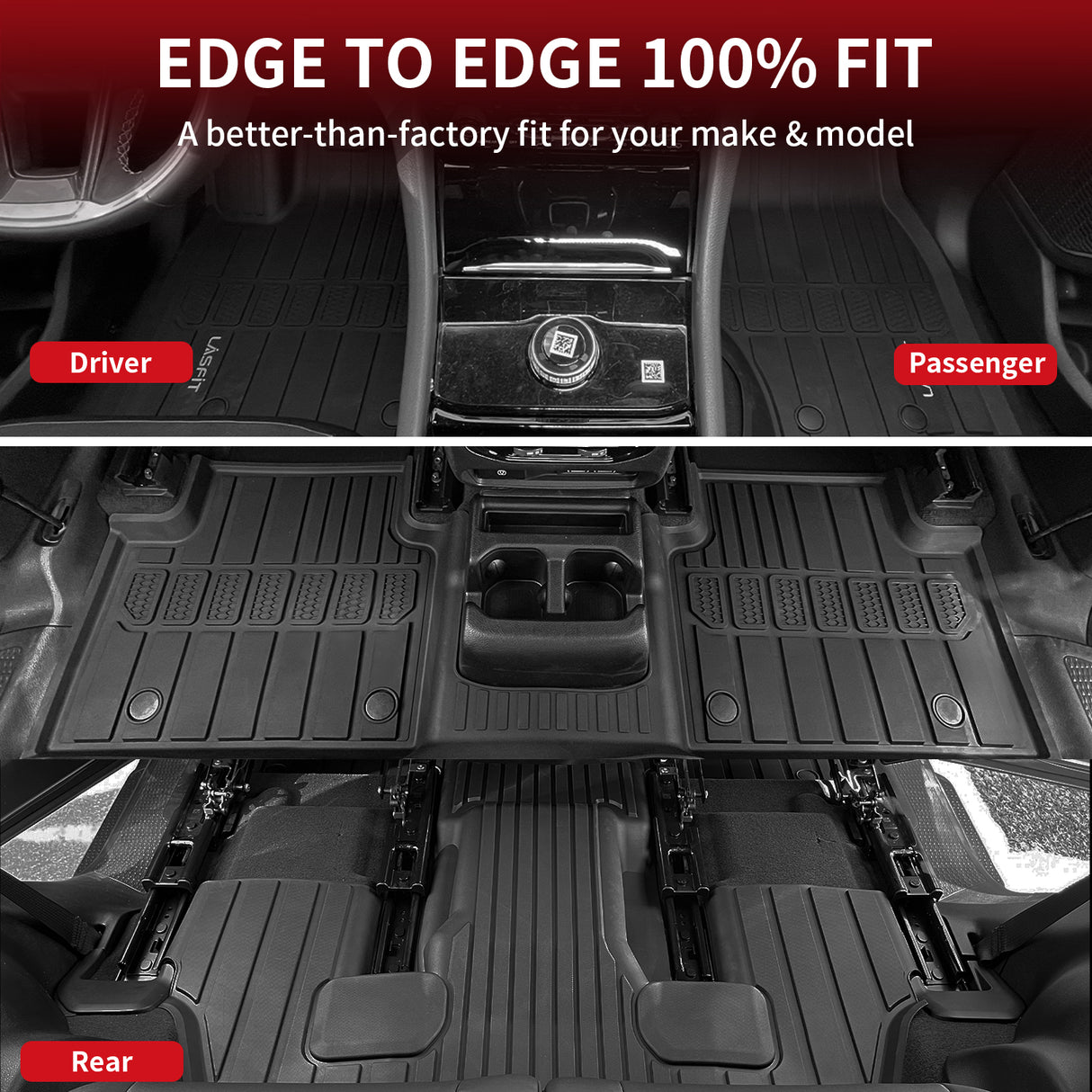 Jeep Grand Cherokee L Floor Mats Edge to Edge