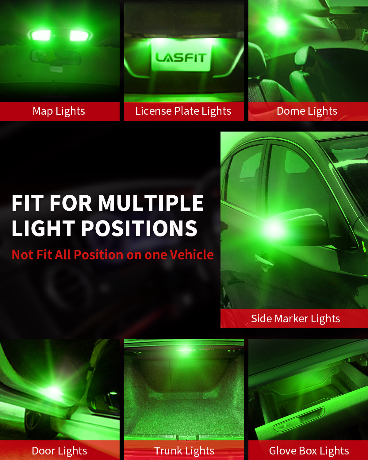 L-T10 Lafit LED bulbs fit for multiple light positions