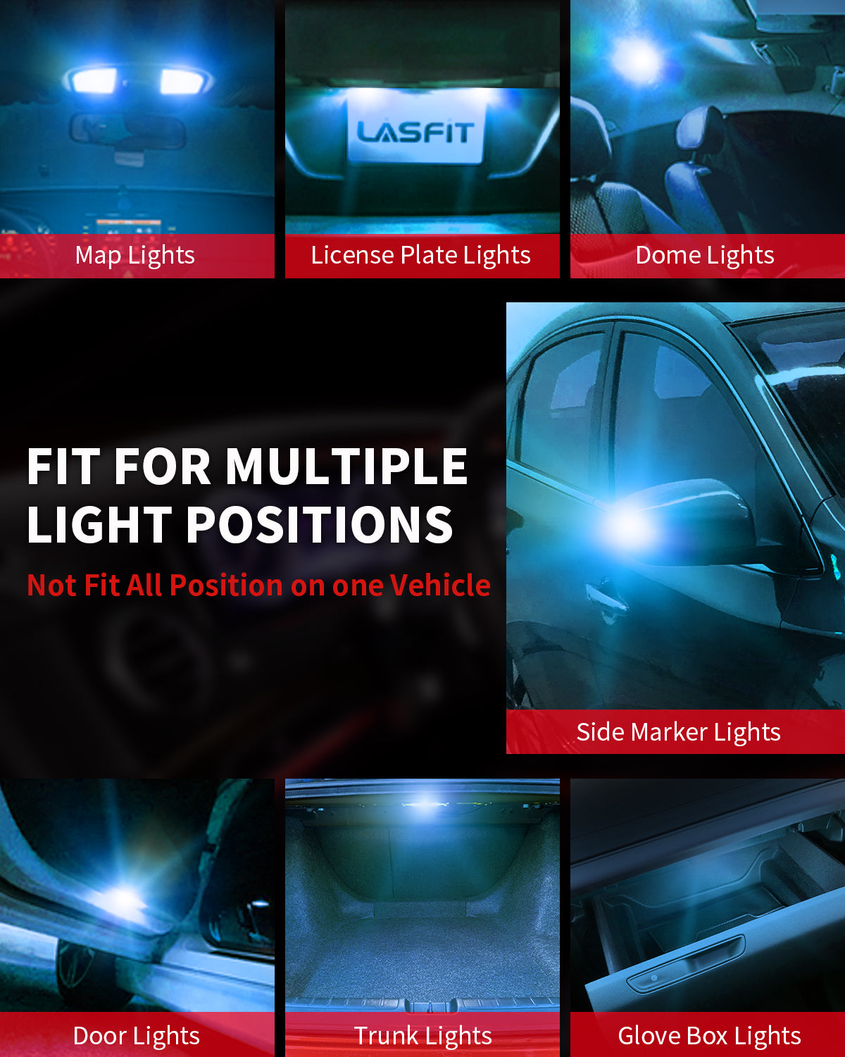 L-T10IB Lafit LED bulbs fit for multiple light positions