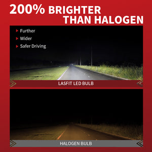 L1plus 9006 200% brighter than halogen bulb