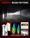 LAair H7 LED Bulb perfect beam pattern