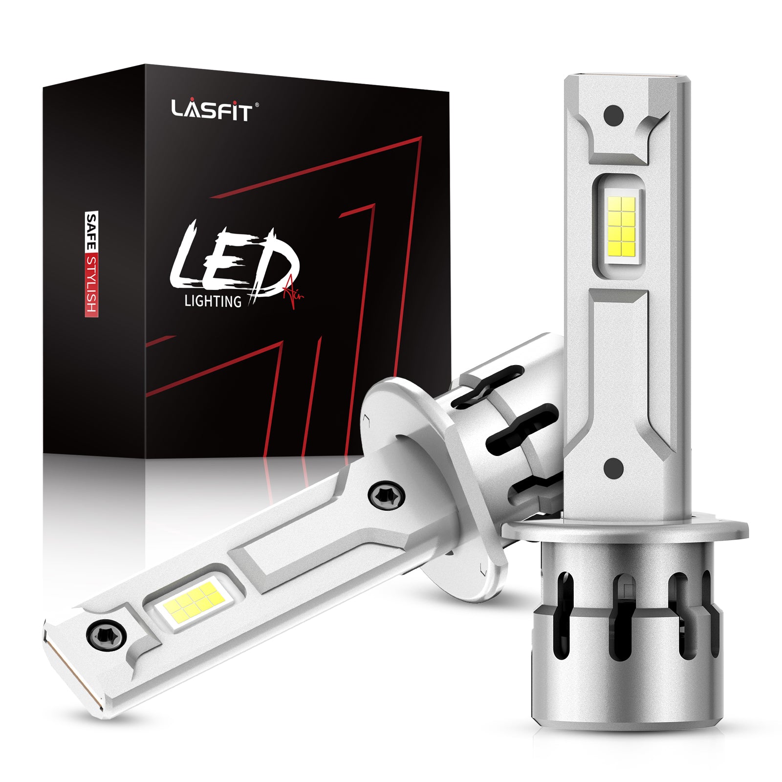 H15 LED Headlight Bulbs, Lasfit High Beam DRL Light Z ES Chips