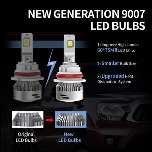 LA Plus 9007 led bulbs key features