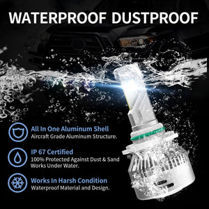 LA Plus H10 led bulbs IP67 waterproof 