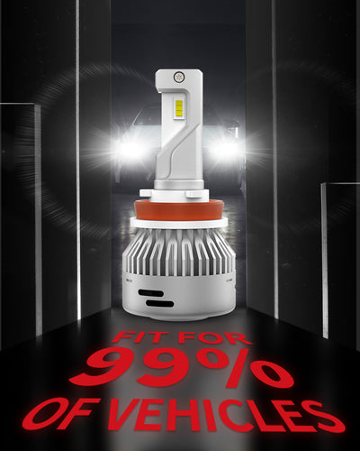 LAplus H11 LED bulbs fit for 99% vehicle