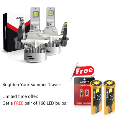LA Plus Series H13 9008 LED Bulb 60W 6000LM 6000K Amplified Flux Beam | 2 Bulbs