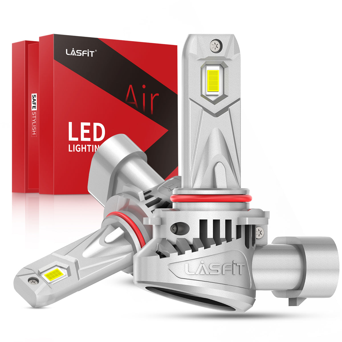 H1 LED Bulbs 60W 7000LM 6000K | LAair Series, All-in-One Design