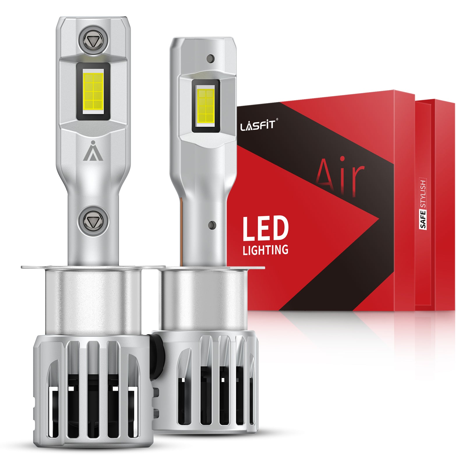 H1 LED Bulbs 60W 7000LM 6000K  LAair Series, All-in-One Design