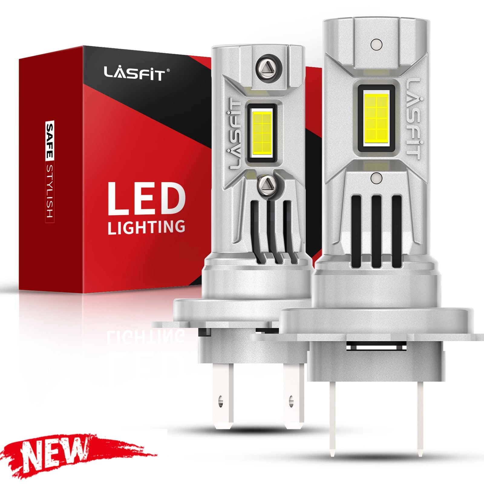 H7 LED Bulbs 50W 5000LM 6000K  LCair Series, All-in-One Design