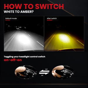 LDplus H11 LED bulb how to switch