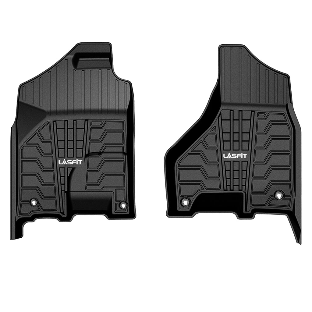 Fit for Ram 1500 2500 3500 Crew Cab 2013-2018 Custom Floor Mats TPE Material 1st & 2nd Row Seat, Don't Fit Quad Cab & Mega Cab