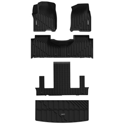 Fit for 2021-2025 Cadillac Escalade 7 Seats Floor Mats, Don't Fit 2025 Cadillac Escalade IQ/ESV