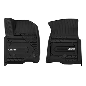 Fit for 2020-2025 GMC Sierra / Sierra Denali 2500HD/3500HD Crew Cab All-weather Floor Mats, with Factory Carpeted Storage