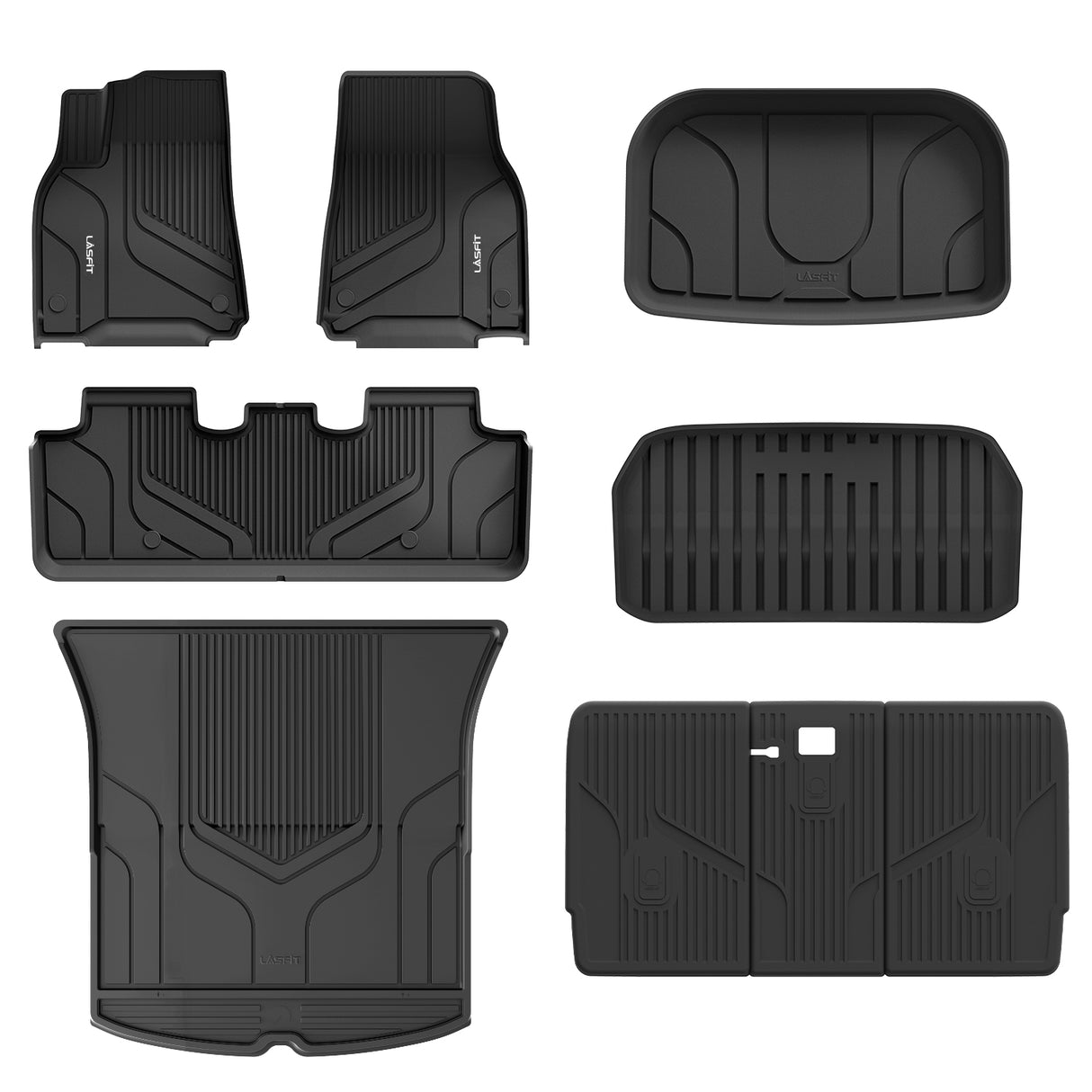 Fit for 2020-2025 Tesla Model Y Custom TPE Floor Mats/Cargo Mats