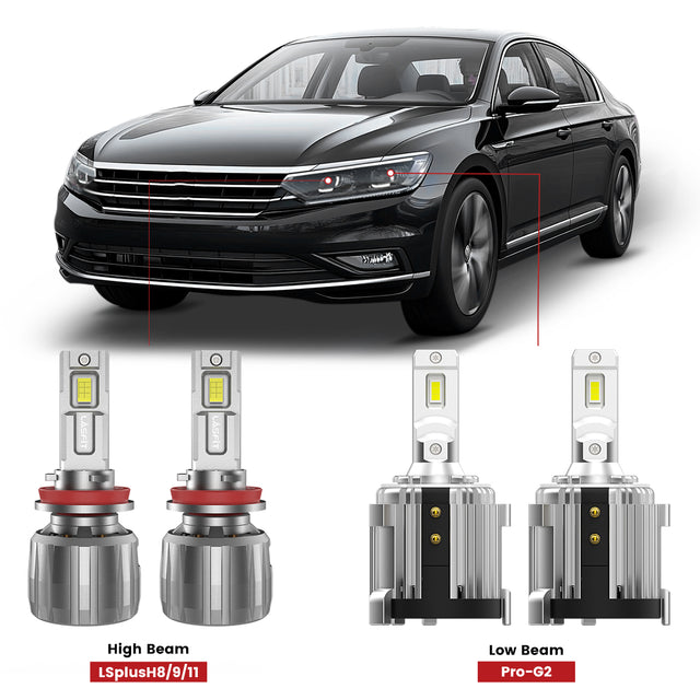 H11 H7 led headlight bulbs fit for 2016-2019 Volkswagen Passat