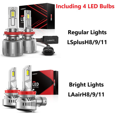Fit for 2016-2023 Toyota Tacoma LED Bulbs H11 Exterior Interior Light Bulbs Package