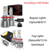 Fit for 2016-2023 Toyota Tacoma LED Bulbs H11 Exterior Interior Light Bulbs Package