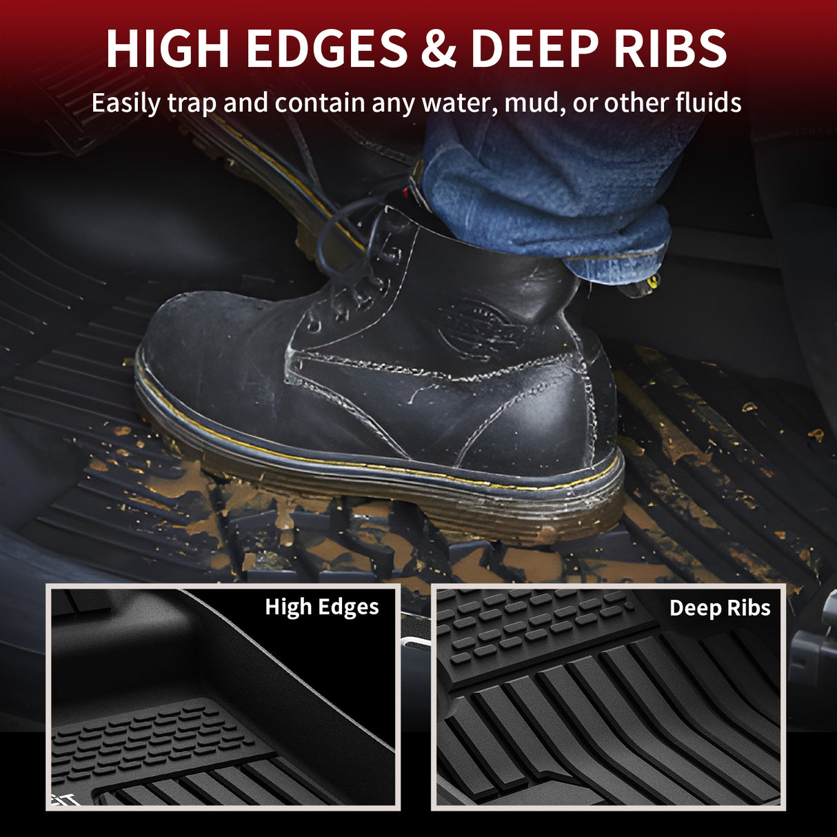 Land Rover Range Rover Evoque High Edges Floor Mats