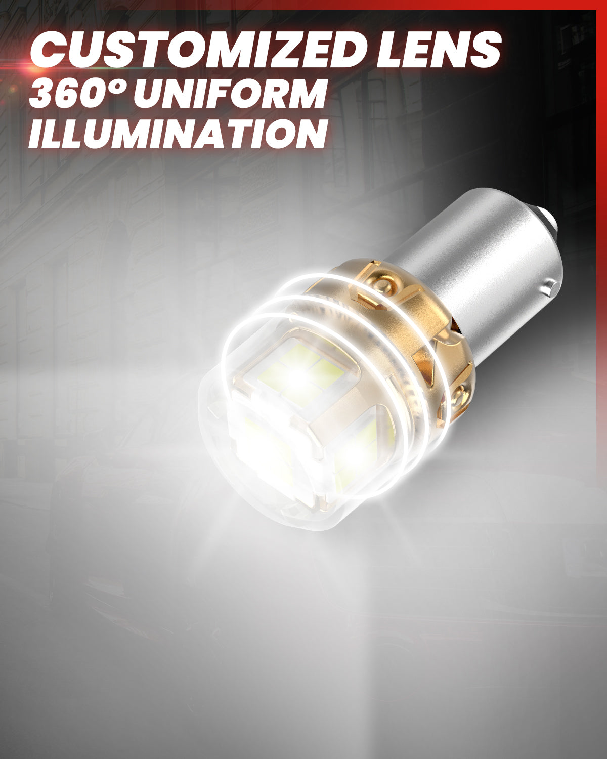 Lasfit L2-1156 LED Bulb 360 degree uniform illumination