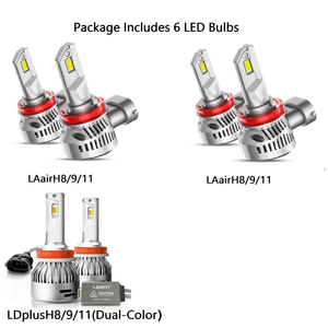 Lasfit LAair H11 LDplus H11 LED Bulbs 