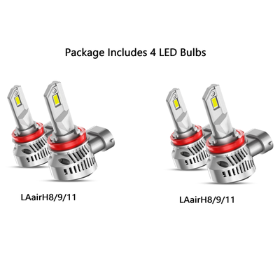 Lasfit LAair H11 LED Bulbs