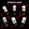 The detail of amber T3-7443 led turn signal bulbs